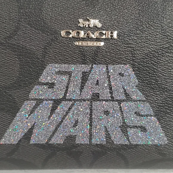 COACH Star Wars Accordion Wallet In signature Canvas With Motif